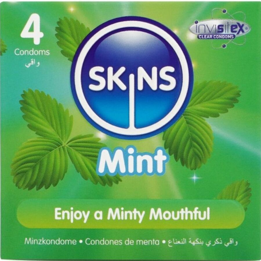 Ilhaerotica - SKINS - PRESERVATIVOS MINT PREMIUM PACOTE 4