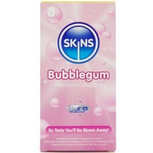 SKINS – PRESERVATIVOS BUBBLEGUM PREMIUM PACOTE 8