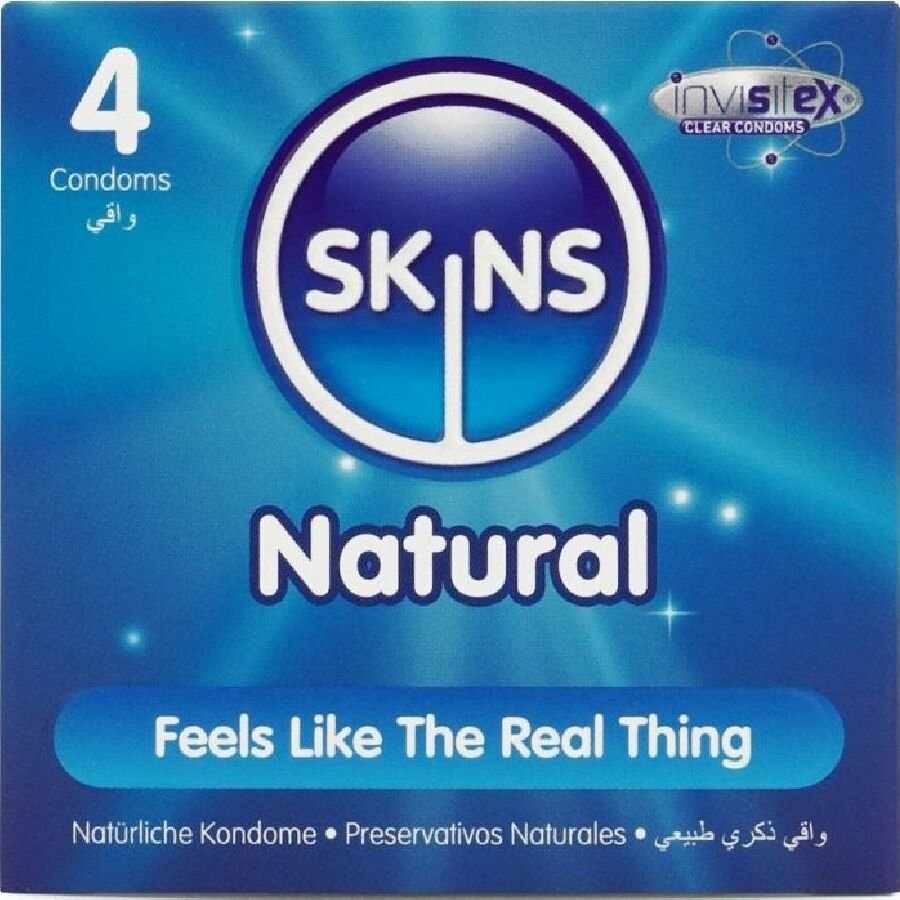 Ilhaerotica - SKINS - PRESERVATIVOS NATURAIS PREMIUM PACOTE 4