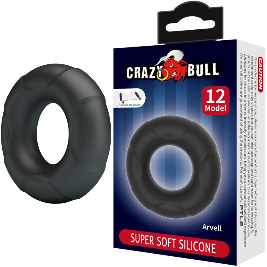 Ilhaerotica - CRAZY BULL - ANEL DE SILICONE ARVELL MODELO 12