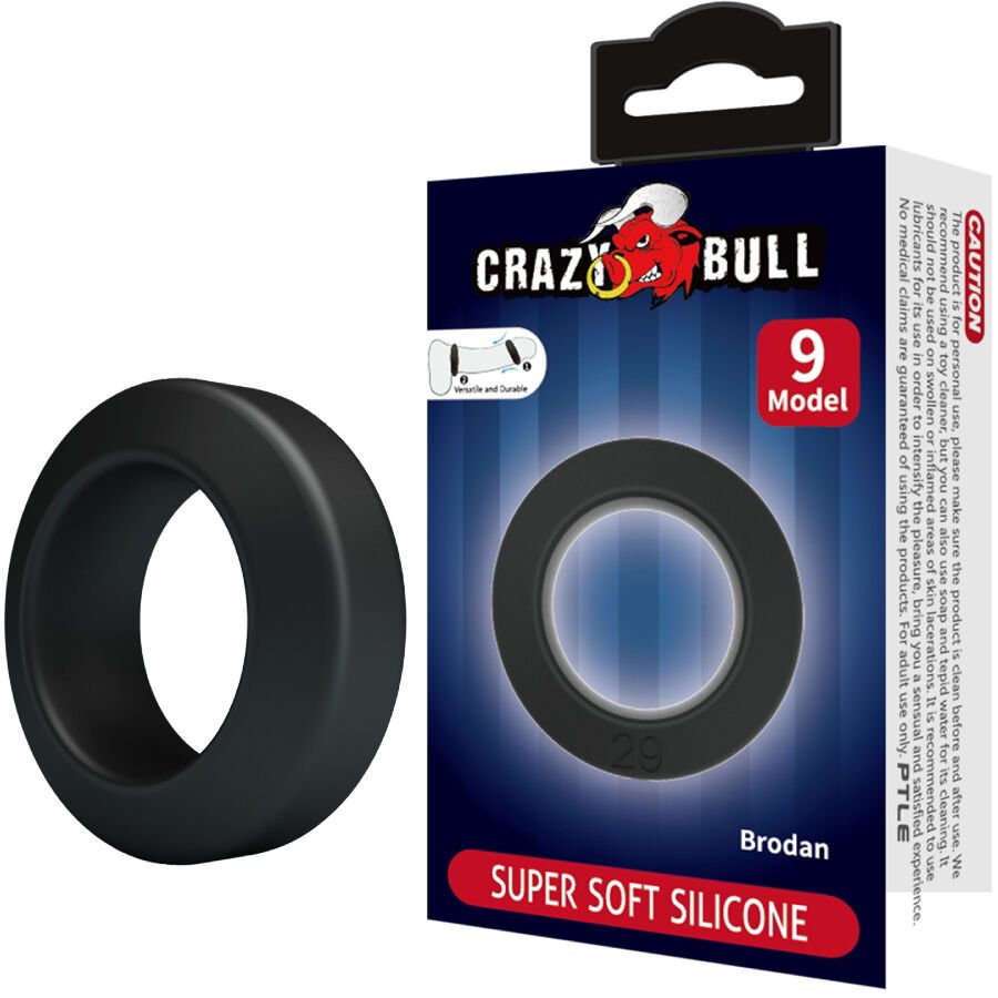 Ilhaerotica - CRAZY BULL - ANEL DE SILICONE BRODAN MODELO 9