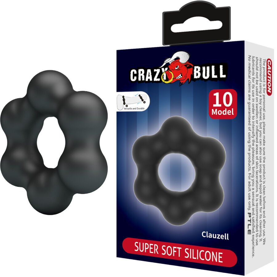 Ilhaerotica - CRAZY BULL - ANEL DE SILICONE CLAUZELL MODELO 10