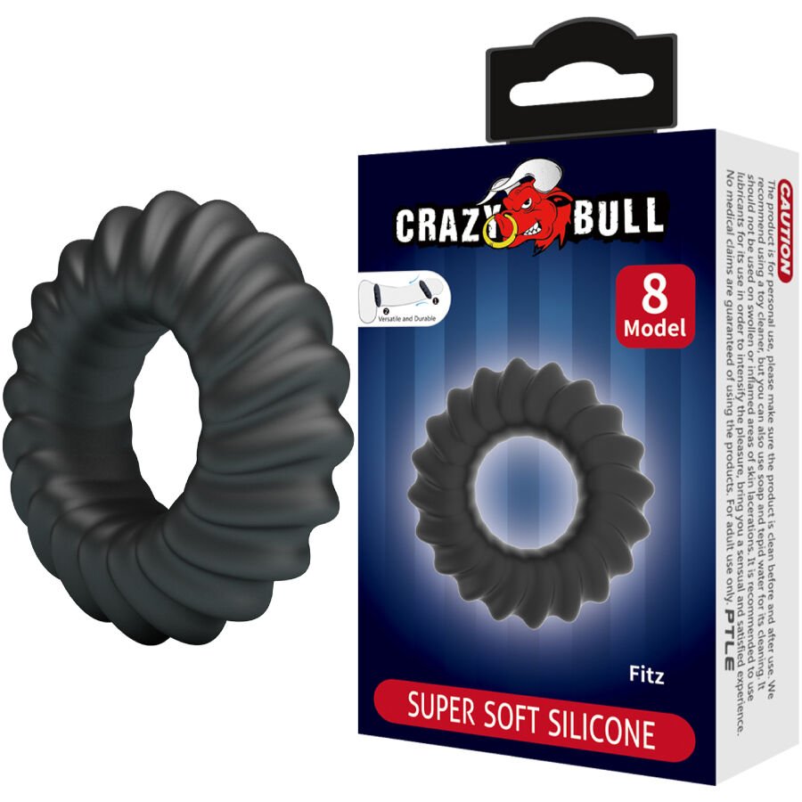 Ilhaerotica - CRAZY BULL - ANEL DE SILICONE FITZ MODELO 8