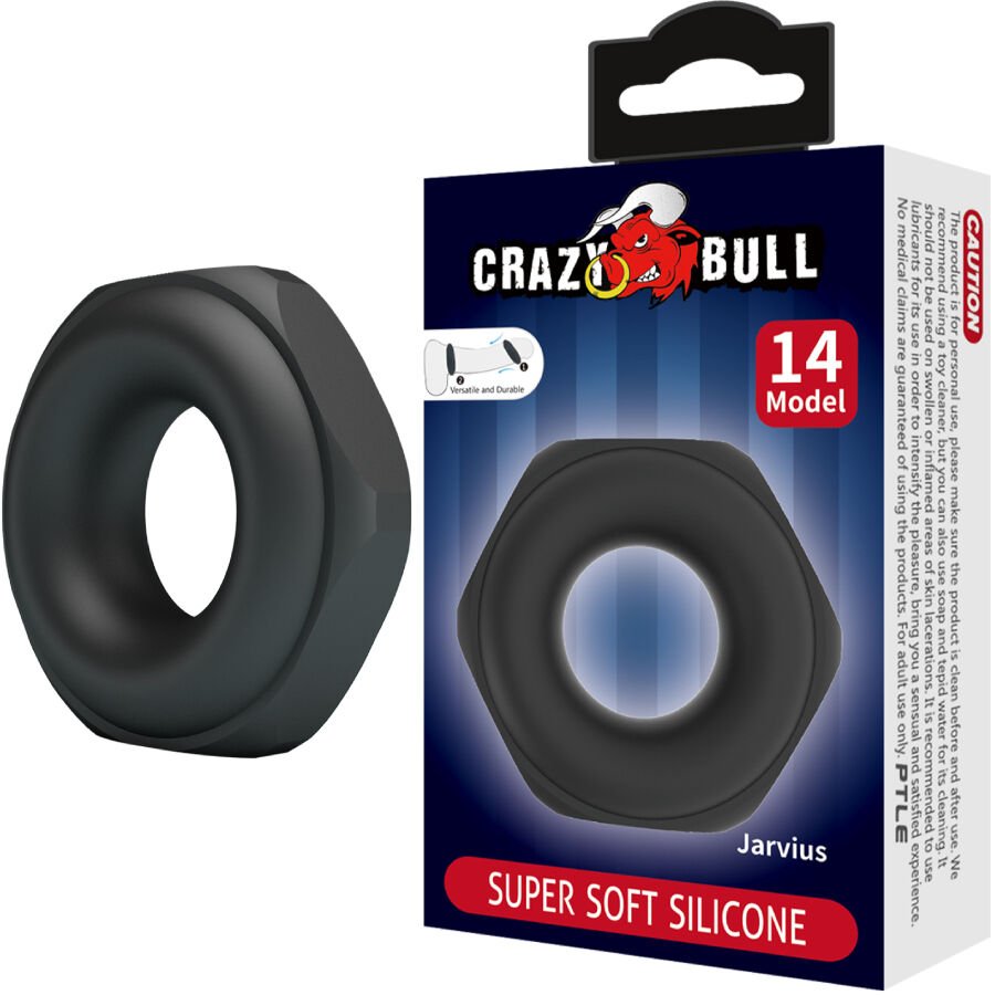 Ilhaerotica - CRAZY BULL - ANEL DE SILICONE JARVIUS MODELO 14