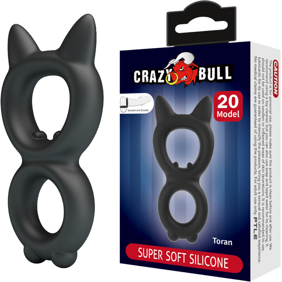 Ilhaerotica - CRAZY BULL - ANEL DUPLO DE SILICONE TORAN MODELO 20