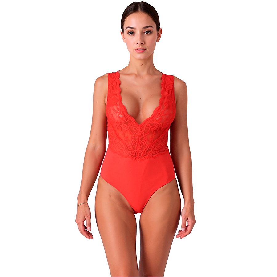 Ilhaerotica - PASSION - EVALIE BODY VERMELHO P/M