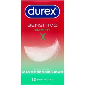 DUREX – SENSITIVO SLIM FIT 10 UNIDADES