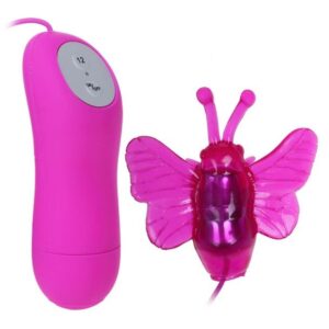 BAILE – VIBRADOR ESTIMULADOR DE BORBOLETA SECRETO PRETTY LOVE 12V
