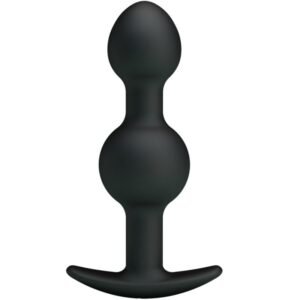PRETTY LOVE – BOLAS ANAIS DE SILICONE DE ESTIMULAO ESPECIAL 10.3 CM PRETO