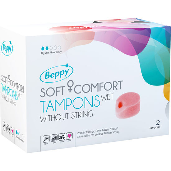 Ilhaerotica - BEPPY - SOFT COMFORT TAMPONS WET 2UNITS