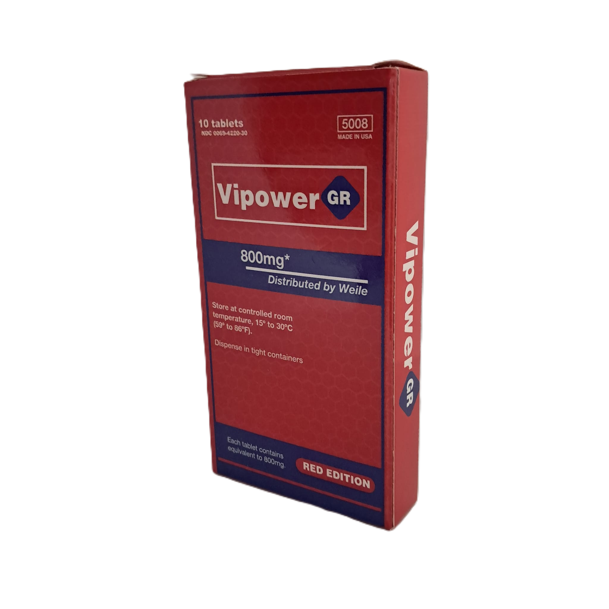 VIPOWER GR Red edition Box - Potenciador Sexual de Alta Qualidade - Image 4