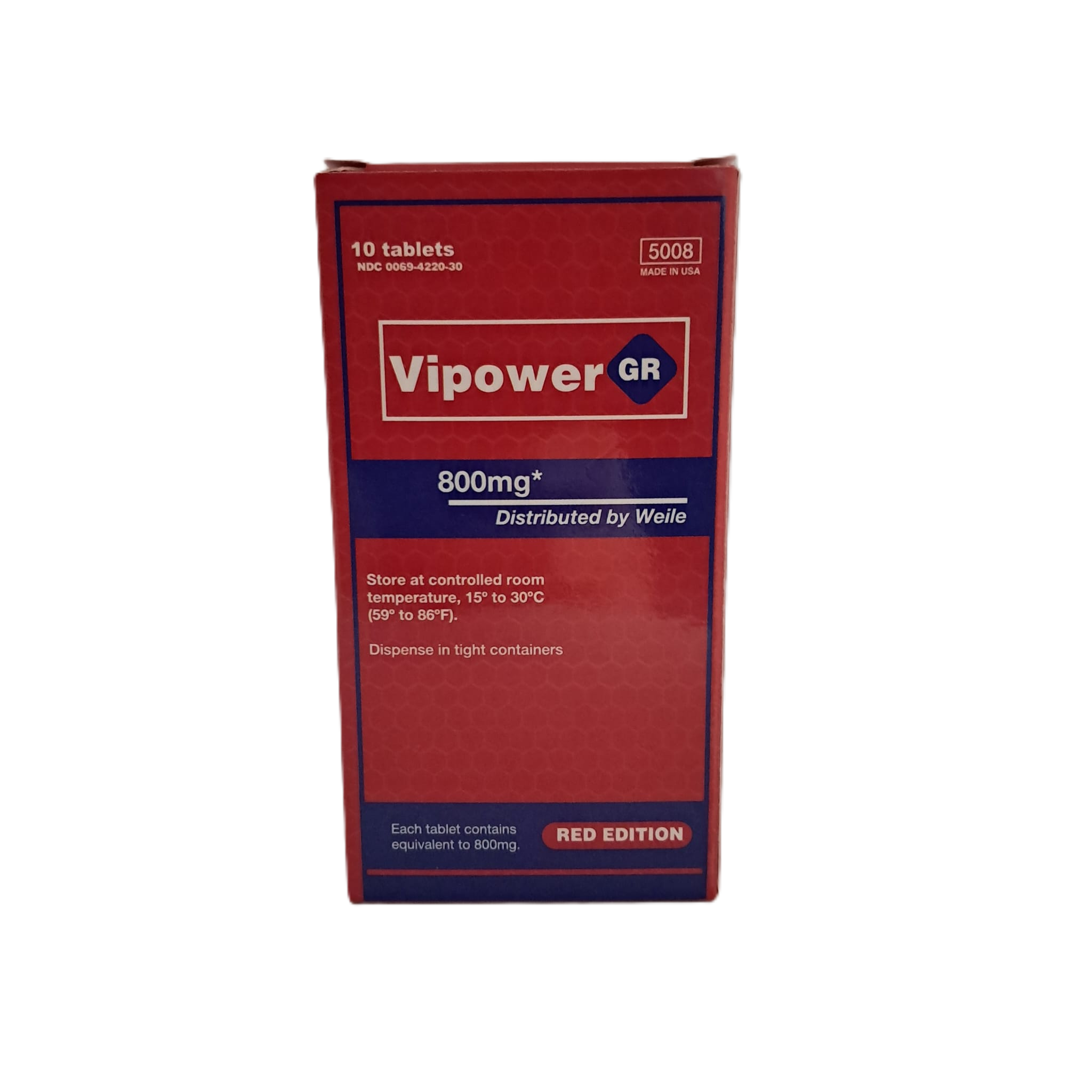 VIPOWER GR Red edition Box - Potenciador Sexual de Alta Qualidade - Image 3