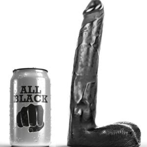 ALL BLACK – DILDO REALÍSTICO 21 CM