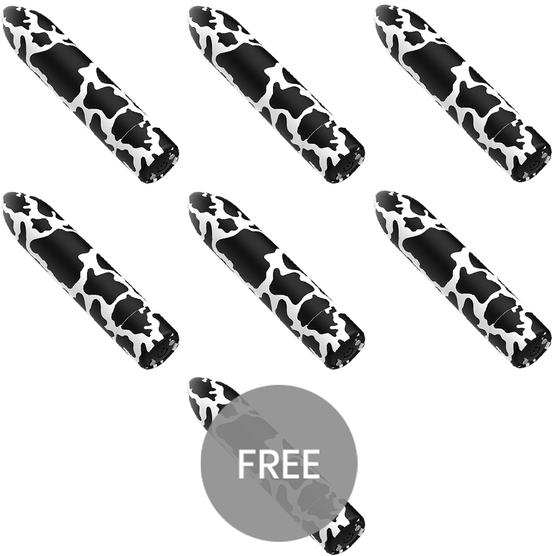 Ilhaerotica - CUSTOM BULLETS - VACA RECARREGÁVEL BALA MAGNÉTICA 10 INTENSIDADES 6 + 1 GRÁTIS