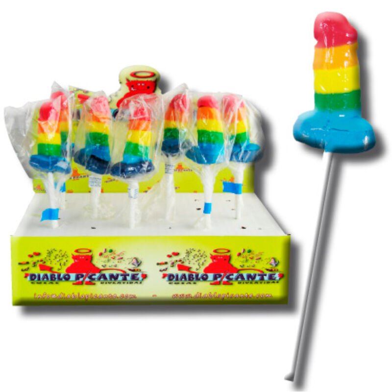 Ilhaerotica - PRIDE - GUMMY LOLLIPOP PÊNIS LGBT