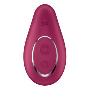 SATISFYER – VIBRADOR LAY-ON DIPPING DELIGHT VERMELHO