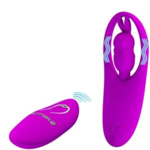 PRETTY LOVE – ESTIMULADOR DE COELHO SELVAGEM PARA CALAS COM CONTROLE REMOTO LILAC