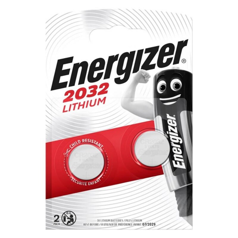 Ilhaerotica - ENERGIZER - BATERIA BOTO DE LÍTIO CR2032 3V 2 UNIDADE