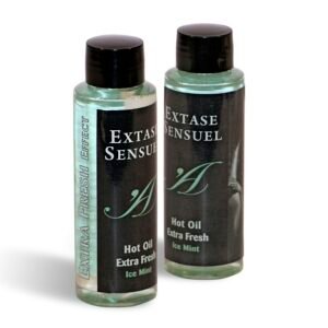 EXTASE SENSUAL – ÓLEO DE MASSAGEM COM EFEITO GELO EXTRA FRESCO 100 ML