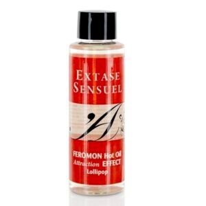 EXTASE SENSUAL – ÓLEO DE MASSAGEM DE EFEITO DE CALOR COM FEROMONAS DE PIRULET 100 ML