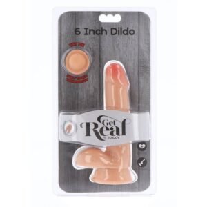 GET REAL – DILDO DE DUAL DENSIDADE PELE DE BOLAS DE 17 CM