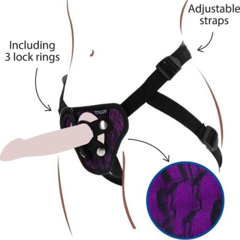 Ilhaerotica - GET REAL - CINTO DE RENDA ROXO