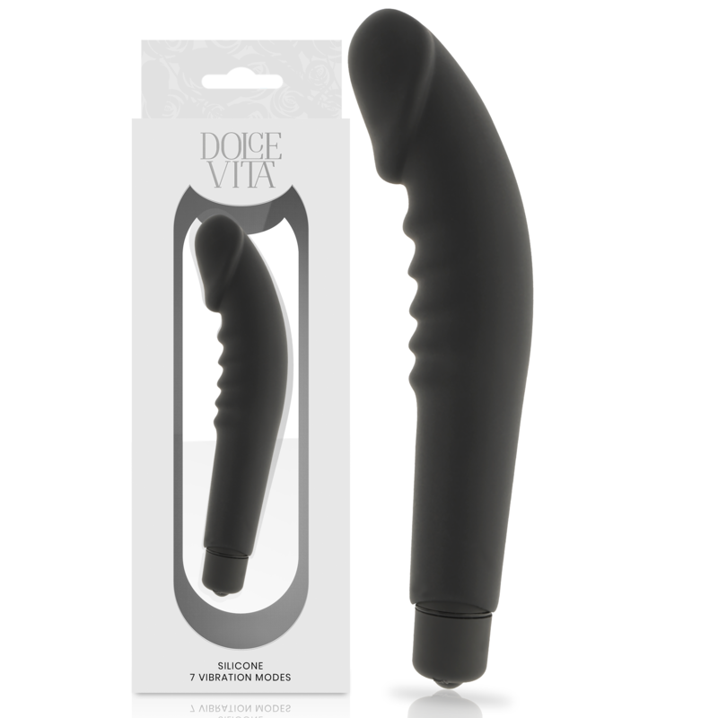 Ilhaerotica - DOLCE VITA - REALISTIC PLEASURE BLACK SILICONE