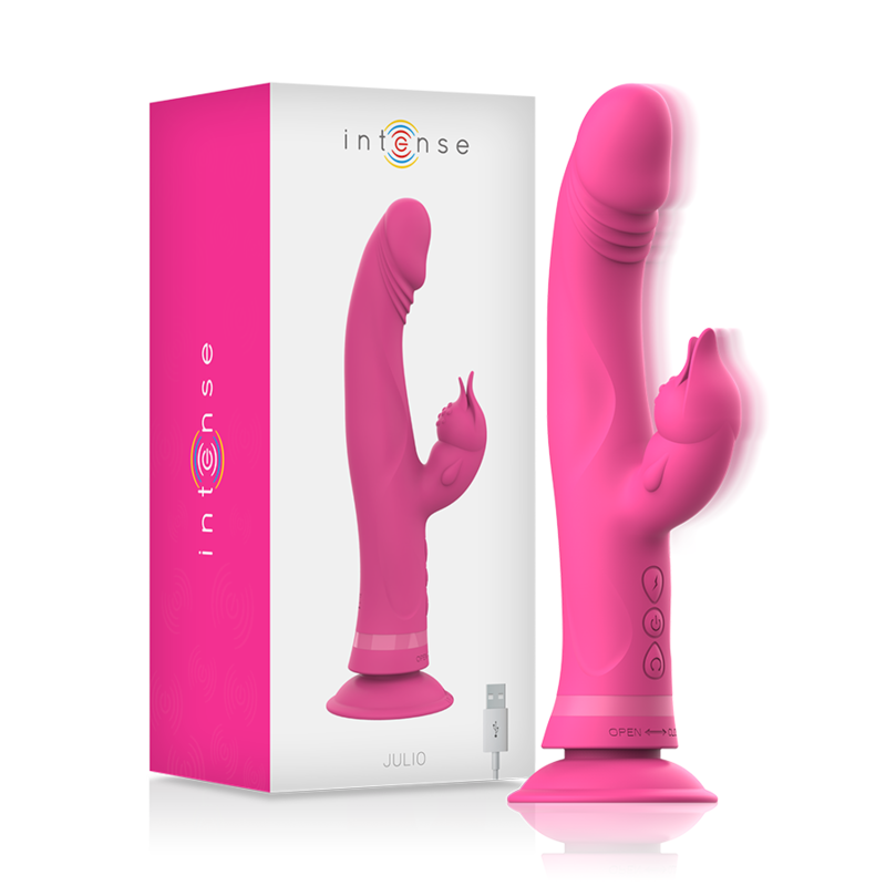 Ilhaerotica - INTENSE - VIBRADOR JULIO COELHO ROSA SILICONE
