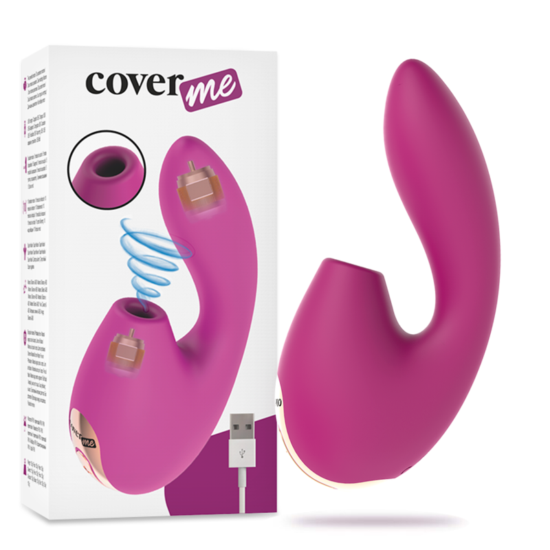 Ilhaerotica - COVERME - SUCÇÃO DE CLITÓRIS E VIBRADOR PODEROSO PARA PONTO G