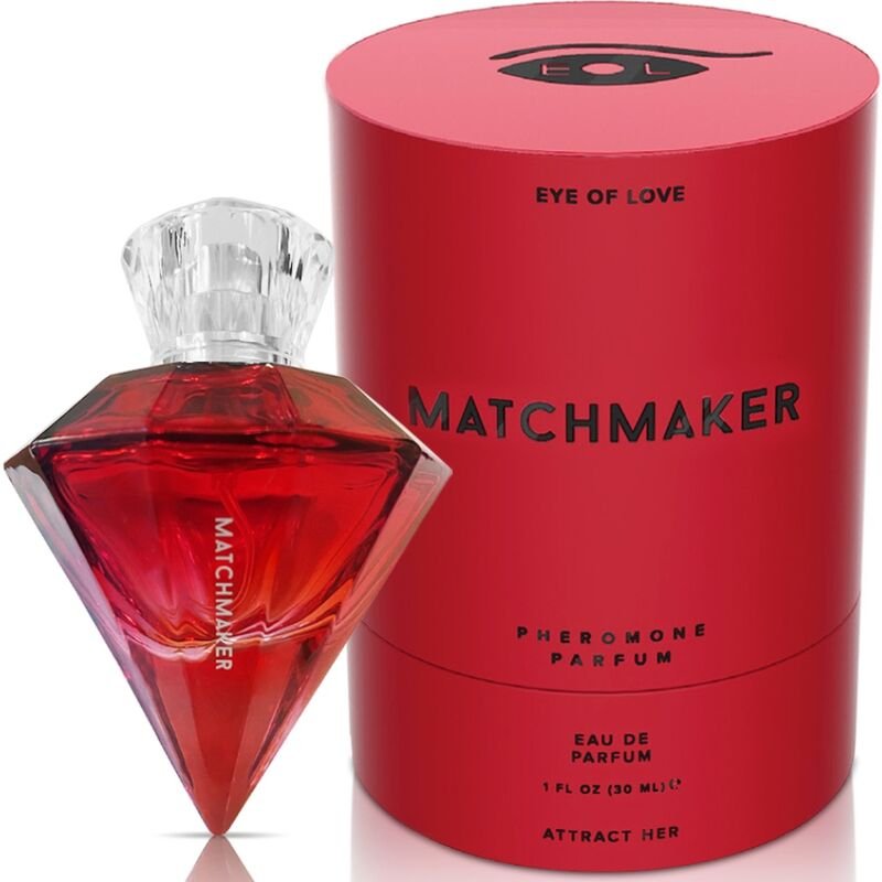 Ilhaerotica - OLHO DE AMOR - MATCHMAKER RED DIAMOND LGBTQ PERFUME FEROMONES PARA ELA 30 ML