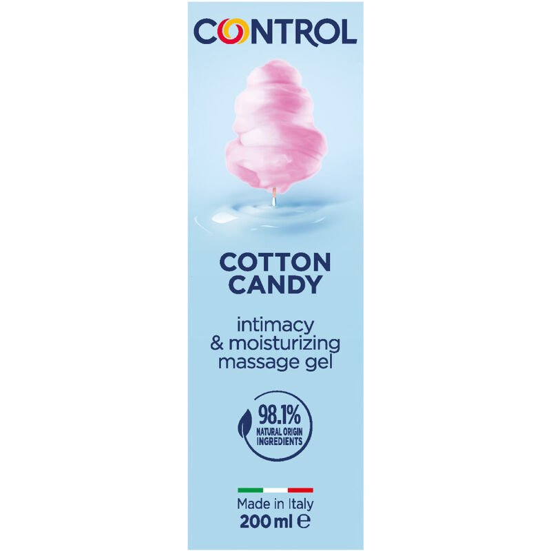 Ilhaerotica - CONTROL - GEL DE MASSAGEM ALGODO DOCE 3 EM 1 200 ML