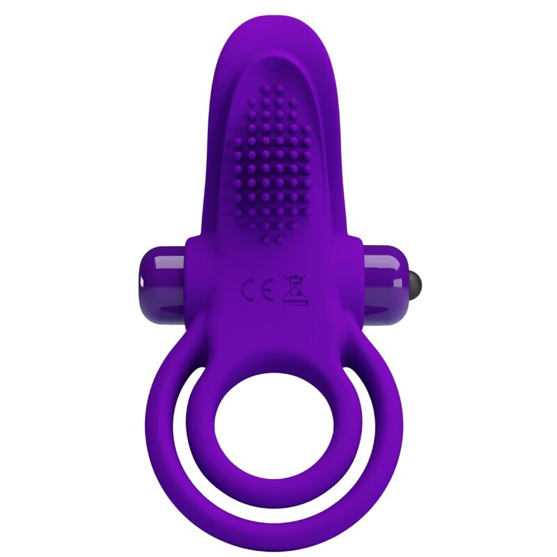 PRETTY LOVE - ANEL PARA PÉNIS VIBRANTE ROXO - Image 2