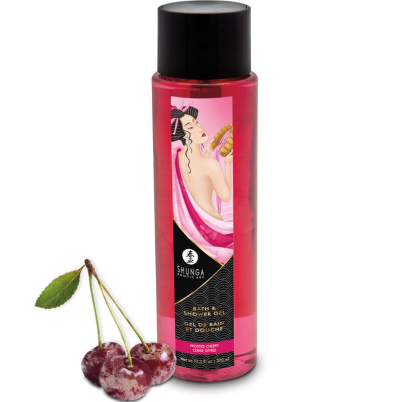 Ilhaerotica - SHUNGA - GEL DE BANHO E DUCHE CEREJA FROSTED 370 ML
