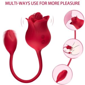 ARMONY – VIBRADOR ROSA CON COLA VERMELHO