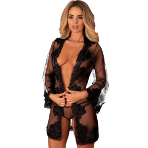 LIVCO CORSETTI FASHION – VESTIDO HERINA LC XG056 + CALCINHA PRETA TAMANHO ÚNICO