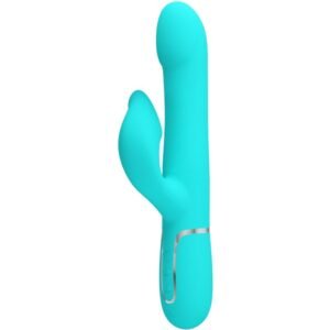 PRETTY LOVE – VIBRADOR COELHO PÉROLAS AQUA VERDE