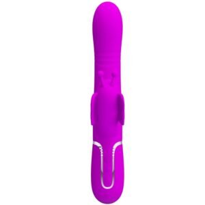 PRETTY LOVE – VIBRADOR COELHO MULTIFUNÇÕES 4 EM 1 BORBOLETE FÚCSIA