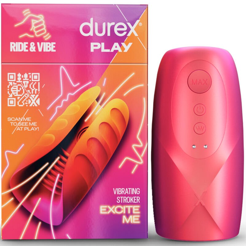 Ilhaerotica - MASTURBADOR VIBRADOR DUREX -TOY RIDE & VIBE