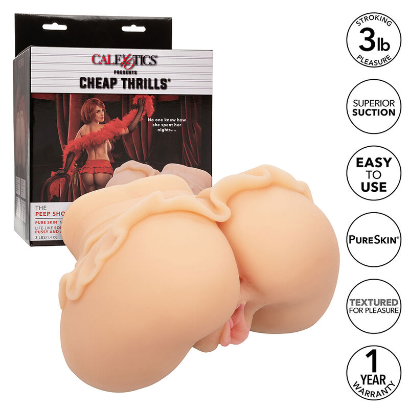 Ilhaerotica - CALEXOTICS - THE PEEP SHOW GIRL DUPLO MASTURBADOR REALISTA CARNE