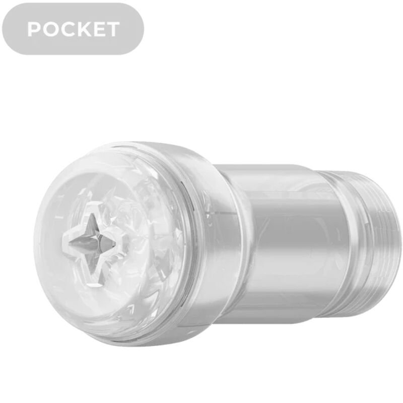 Ilhaerotica - KIIROO - FEEL POCKET STROKER CRYSTAL POR KIIROO TRANSPARENTE