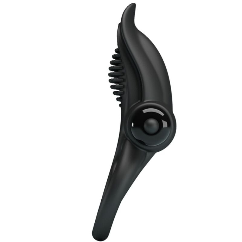 PRETTY LOVE - ANEL VIBRATÓRIO DUPLO + ESTIMULADOR DE CLITÓRIS 10 VIBRAÇÕES PRETO - Image 2