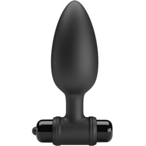 PRETTY LOVE – VIBRA BUTT PLUG 2 ANAL PLUG 10 VIBRAÇÕES PRETO