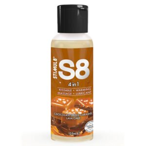 STIMUL8 – S8 LUBRIFICANTE 4 EM 1 DE SOBREMESA DE CHOCOLATE E CARAMELO SALGADO 125 ML