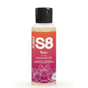 STIMUL8 – S8 RELAX ÓLEO DE MASSAGEM ERÓTICA CHÁ VERDE 50 ML