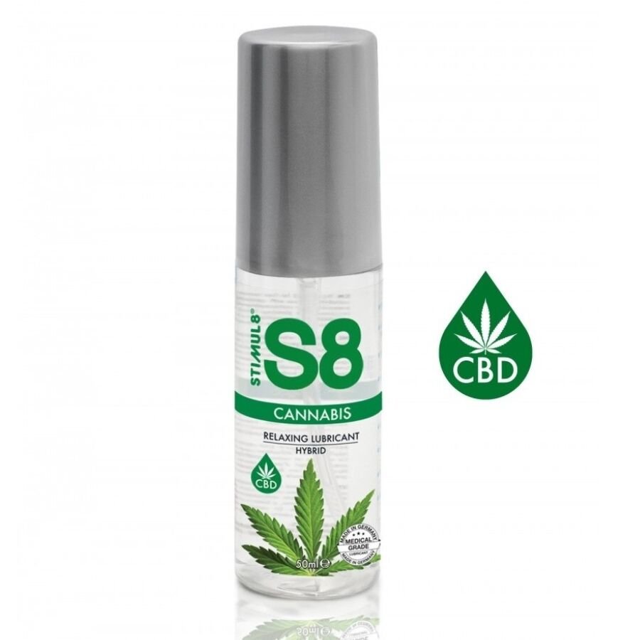 Ilhaerotica - STIMUL8 - LUBRIFICANTE HÍBRIDO DE CANNABIS S8 50 ML