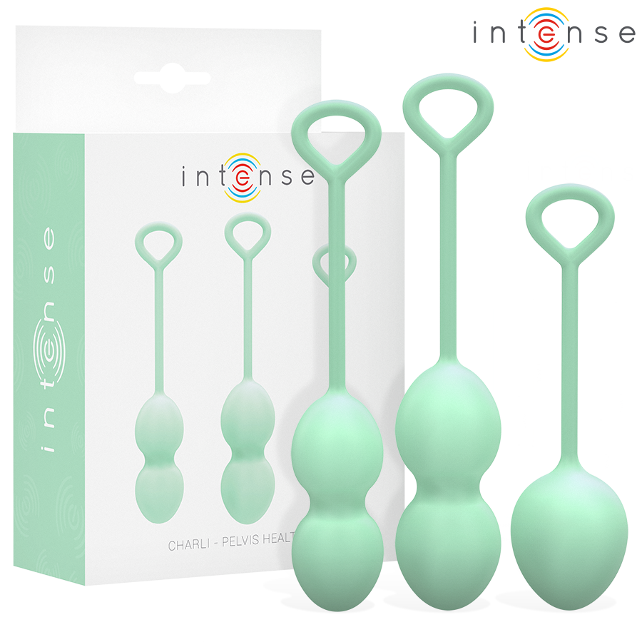 Ilhaerotica - INTENSE - KIT CHARLI KEGEL BALL VERDE CLARO