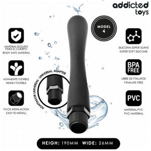 ADDICTED TOYS – LIMPADOR ANAL COM ADAPTADOR UNIVERSAL MODELO 4