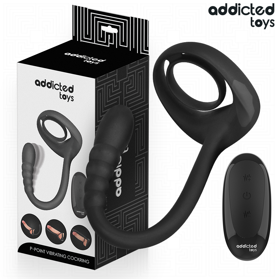 Ilhaerotica - ADDICTED TOYS - ANEL PÊNICO VIBRANTE COM CONTROLE REMOTO