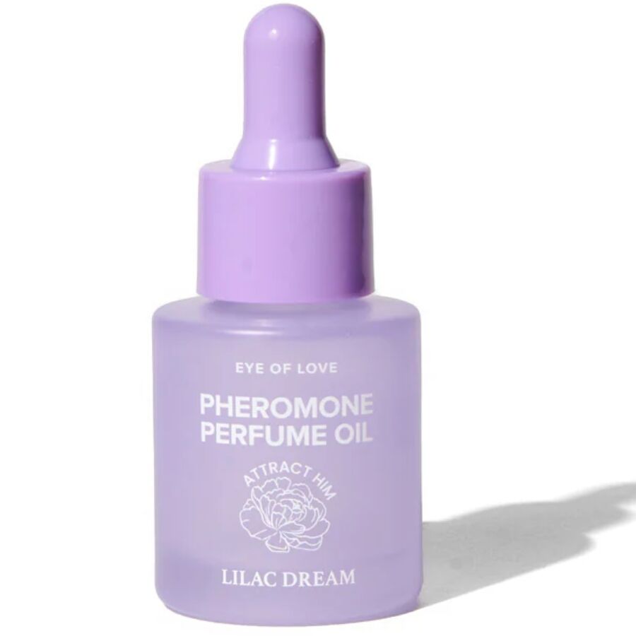 Ilhaerotica - EYE OF LOVE - ÓLEO DE PERFUME COM FEROMÔNIO BLOOM LILAC DREAM 20 ML