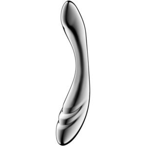 SATISFYER – PURE GRAVITY 3 DILDO DE AÇO INOXIDÁVEL COM DUAS EXTREMIDADES
